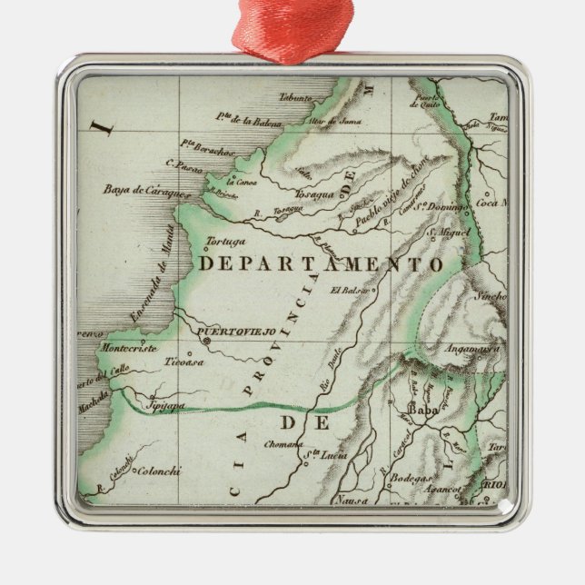 Guayaquil Metal Ornament (Front)