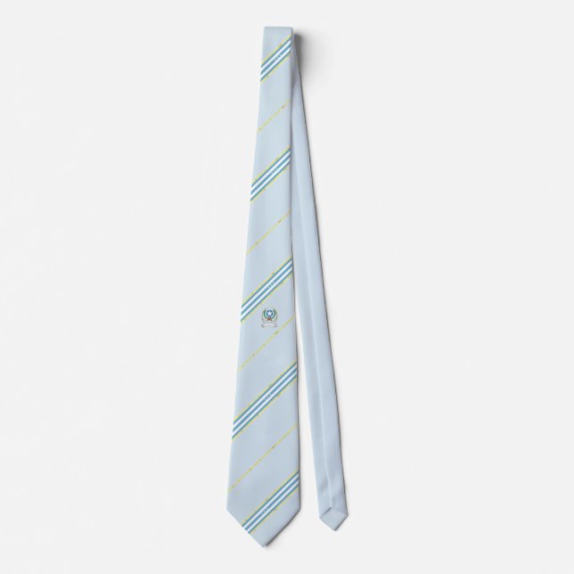 Guayaquil stripes flag neck tie (Front)