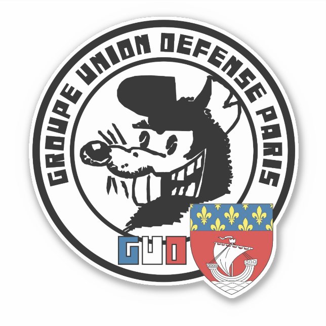 GUD PARIS STICKER (Front)