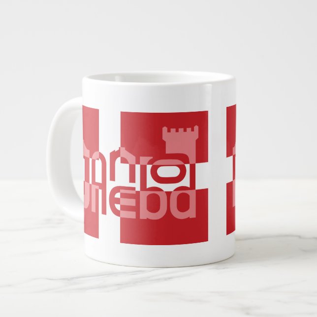 Gud Velsigne Dig, Min Danske Ven Giant Coffee Mug (Front Left)