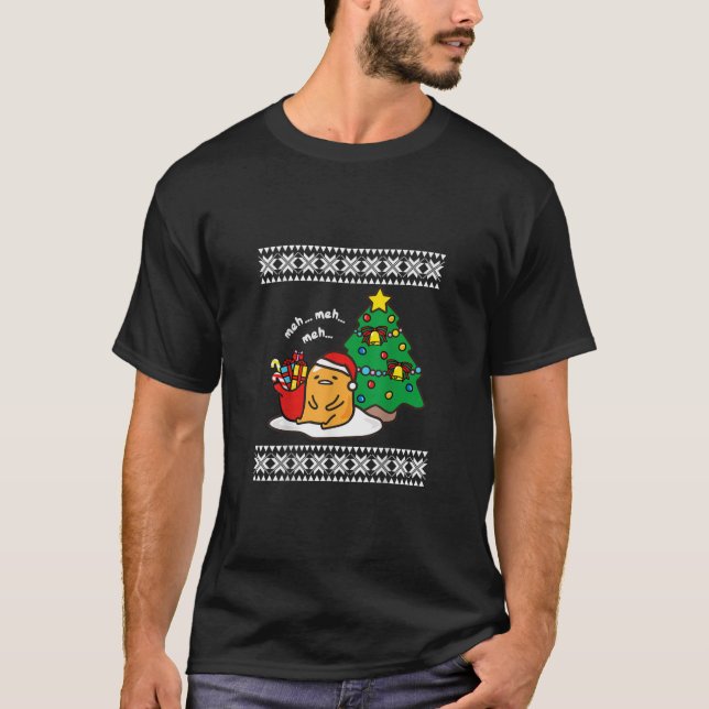 Gudetama Ugly Christmas Sweater Tee141 (Front)