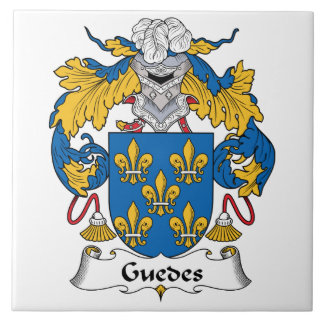 Guedes Family Crest Ceramic Tile