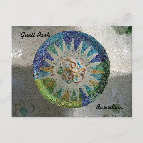 Guell Park Postcard