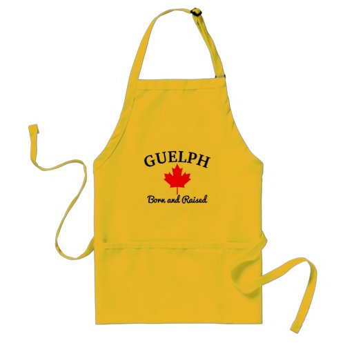 Guelph _ Born and Raised Adult Apron