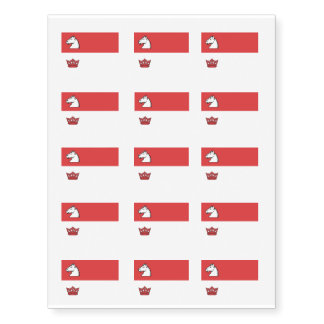 GUELPH Flag Temporary Tattoos
