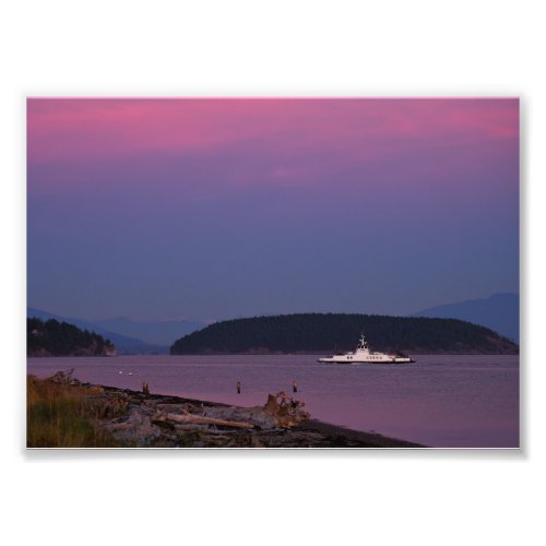 Guemes Island Ferry  Photo Print