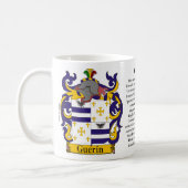 Guerin, the Origin, the Meaning and the Crest Coffee Mug (Left)