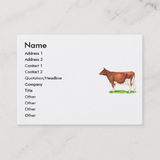 Guernsey Cow Business Card