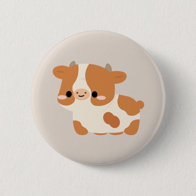 Guernsey Cow Button (Front)