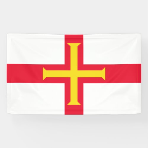 Guernsey flag Banner