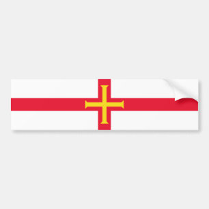 Guernsey Flag Bumper Sticker