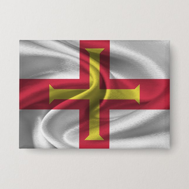 Guernsey Flag Button (Front)