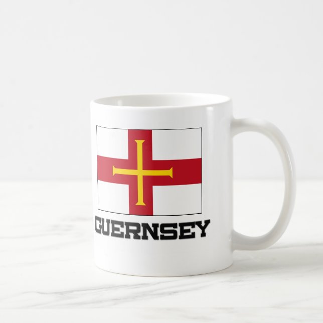 Guernsey Flag Coffee Mug (Right)