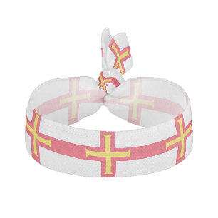 Guernsey Flag Elastic Hair Tie