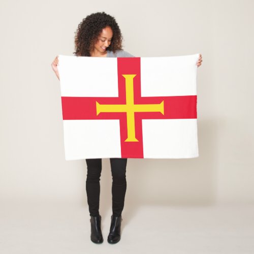 Guernsey Flag Fleece Blanket