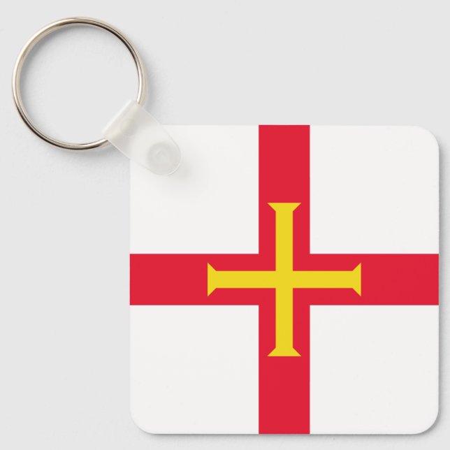 Guernsey Flag Keychain (Front)