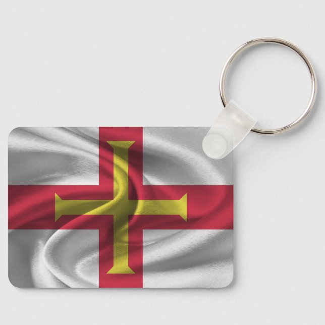 Guernsey Flag Keychain (Front)