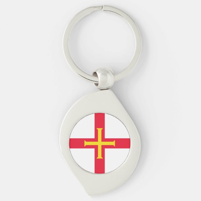 Guernsey Flag Keychain (Front)