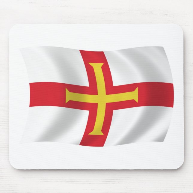 Guernsey Flag Mousepad (Front)