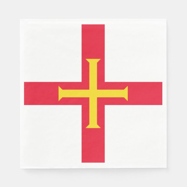 Guernsey Flag Napkins (Front)