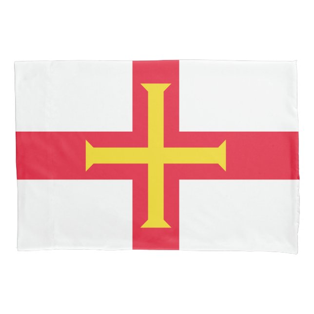 Guernsey Flag Pillow Case (Front)