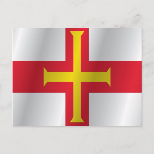 Guernsey flag postcard (Front)