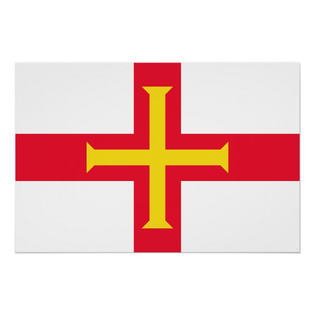 Guernsey Flag Poster (Front)
