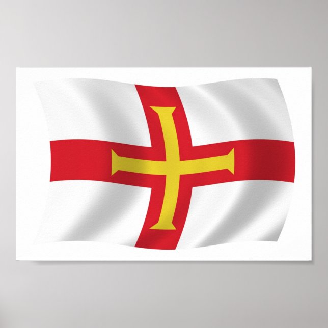 Guernsey Flag Poster Print (Front)