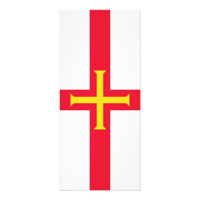 Guernsey flag rack card (Front)