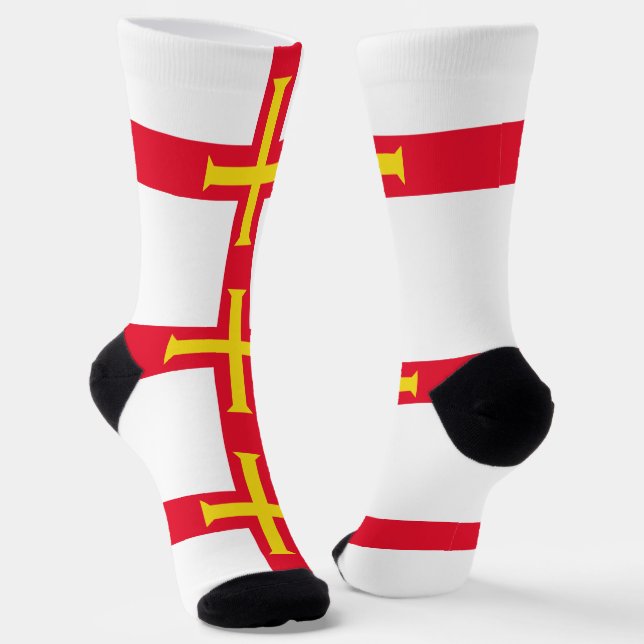 Guernsey Flag Socks (Angled)