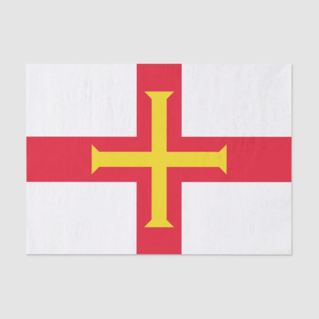 Guernsey Flag Tissue Paper (Front)