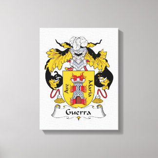 Guerra Family Crest Canvas Print