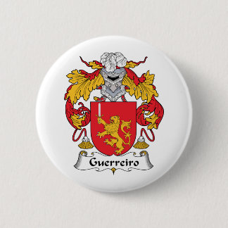 Guerreiro Family Crest Pinback Button