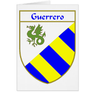 Guerrero Coat of Arms/Family Crest Cards