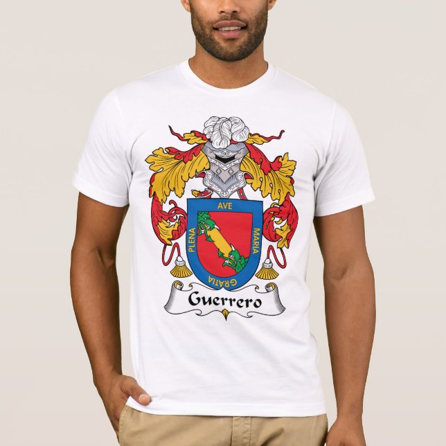 Guerrero Family Crest T-Shirt (Front)