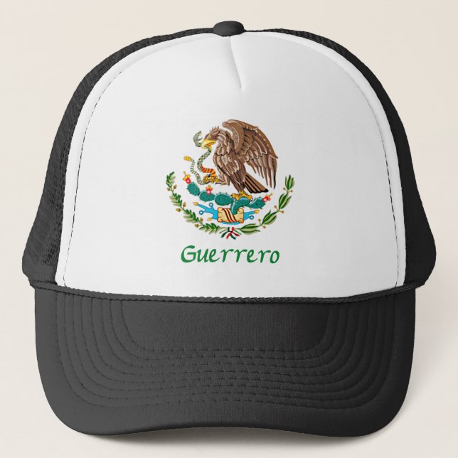 Guerrero Mexican Eagle Trucker Hat (Front)