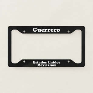 Guerrero Mexico - LPF License Plate Frame