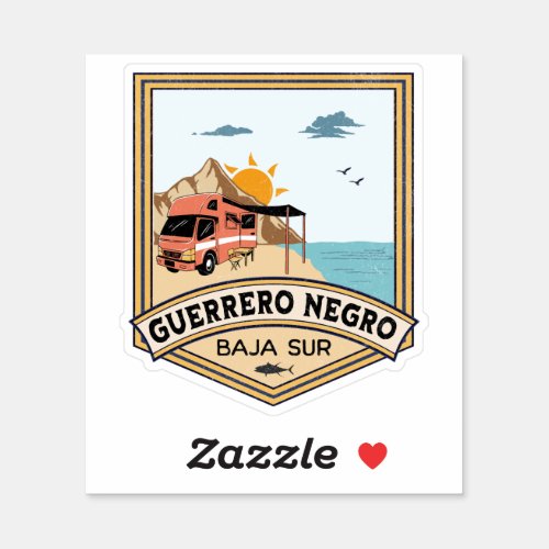 Guerrero Negro Baja California Sur Mexico Sticker
