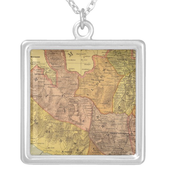 Guerrero Silver Plated Necklace (Front)