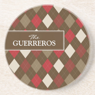 Guerreros Red/Chocolate Coaster