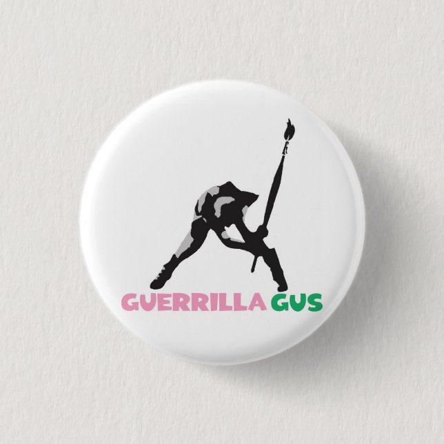 GueRriLLa GuS ArT CaLLiNg Button (Front)