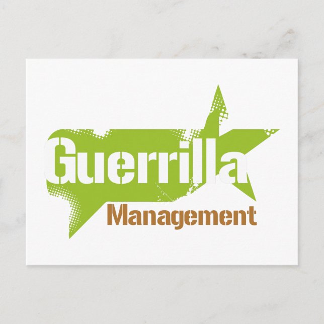 Guerrilla Management Logo 2 Postcard (Front)