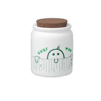 Gues Who Originals Logo Candy Jar by gueswhooriginals at Zazzle