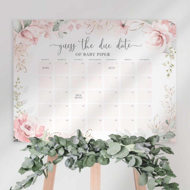 Guess Baby's Due Date Foam Board (Creator Uploaded)