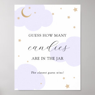 Guess How Many Are in the Jar Shower Game Poster