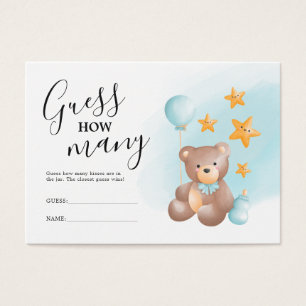 Guess How Many Bear Baby Shower