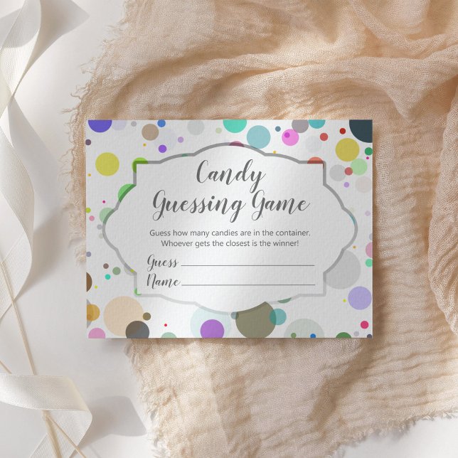 Guess How Many Candies Are in the Jar Game Card (Creator Uploaded)