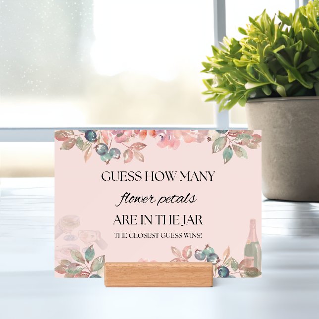 Guess How Many Flower Petals Game Holder (Insitu 1)