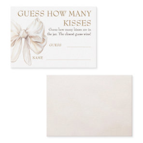 Guess How Many Kisses Game Cards - Chic Bow