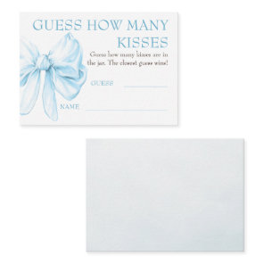 Guess How Many Kisses Game Cards - Chic Bow